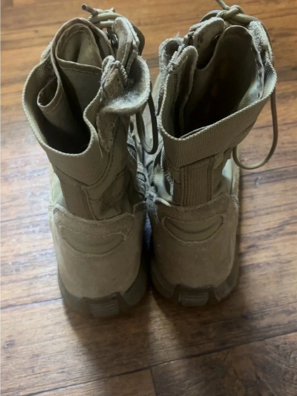 Men's Tactical Lace-Up Boots in Coyote Tan